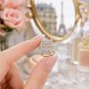 Brooch Pin, Cat Face Collar Clip with Sparkling Rhinestones, Easy No-Needle Installation Brooch for Shirts V-Neck Cardigans Scarves Embellishment