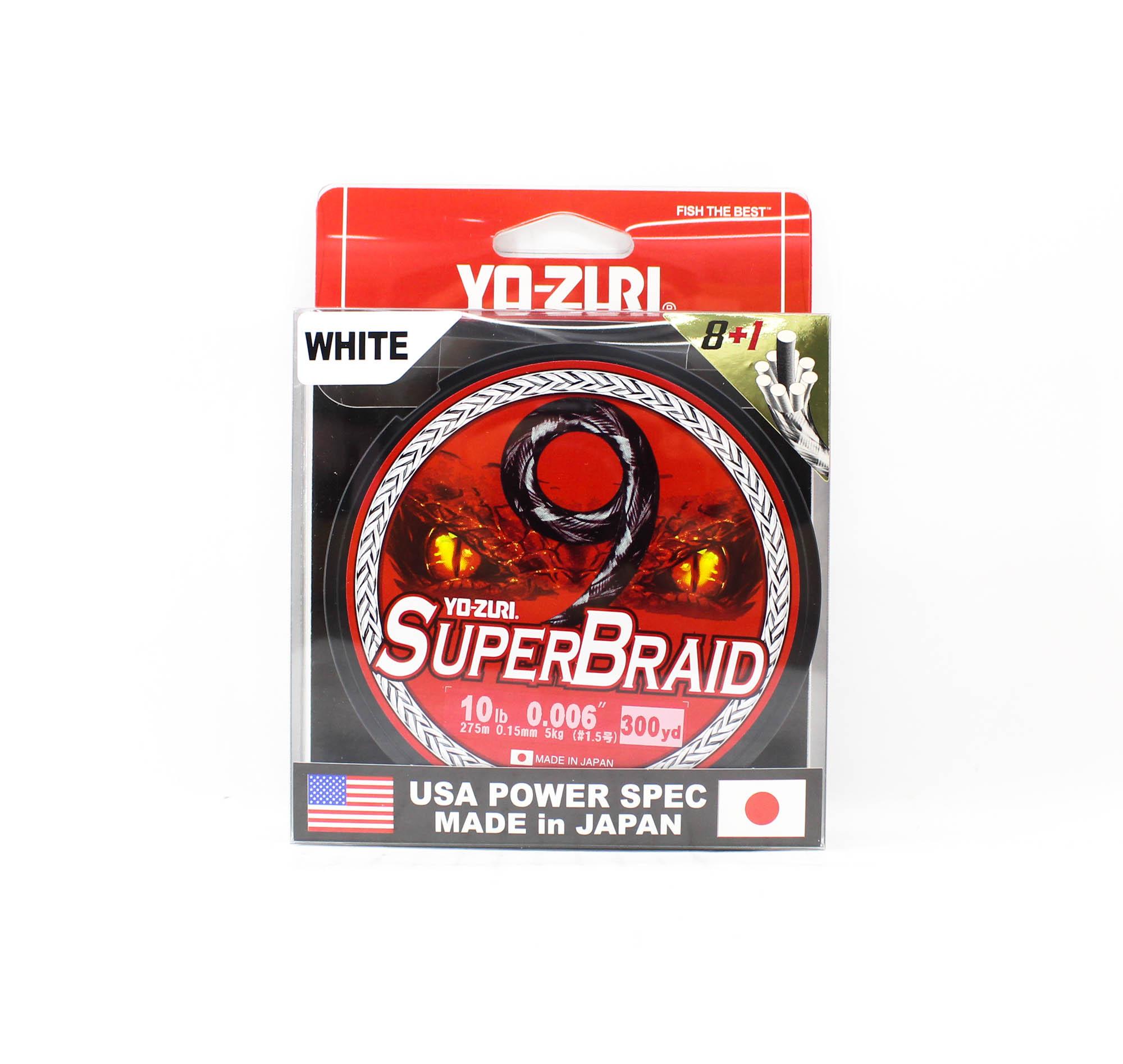 

Yo Zuri Duel P.E Лінія Super Braid 9 300YDS 10lbs (0,15 мм) (0047) білий