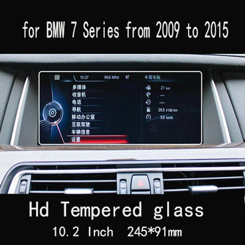 

Tempered glass protective film For BMW F01 F03 Series 7 X7 2009- Automotive interior GPS navigation film LCD screen 2009-2015
