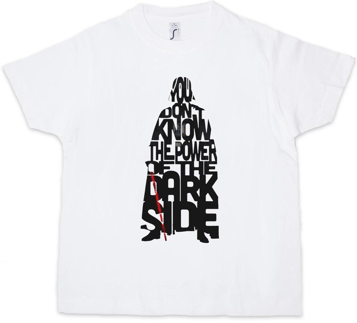 THE POWER OF THE DARK SIDE Kids Boys kids boys T-Shirt Darth Star Vader Wars Sith 100
