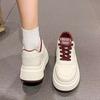 Campus Style Versatile Fashion Sports White Shoes Ins Trend 2025 Autumn New Heightened Thick-soled Casual Board Shoes for Women
