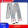 Aluminum Alloy Telescopic Slope Climbing Ladder for Motorcycle and Wheelchair Transport.
