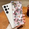 Oil Painting Flower Print Phone Case For Samsung Galaxy S26 S25 S24 S23 Ultra S22 Plus S21 S24 S25 FE Clear Shockproof TPU Cover
