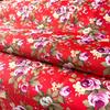 Rosenblüten Baumwoll-Poplin Druckstoff Zum Nähen Kopftuchstoff Frühling Hemd Damenbekleidung Handarbeit DIY Basteln Pro halber Meter
