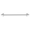 Industrielle Edelstahl-Barbell-Stecker - Horizontale Ohrstecker für Doppelpiercing