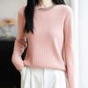 Sweater for Women Autumn Winter Thickened Pullover Warm  Stretchy Long Sleeve Kinnted Round-veck Jumper Tops
