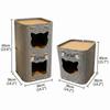 Double Layer Cat House Felt Cat Scratching Board Creativity Cat Castle Bed  Cat Supplies