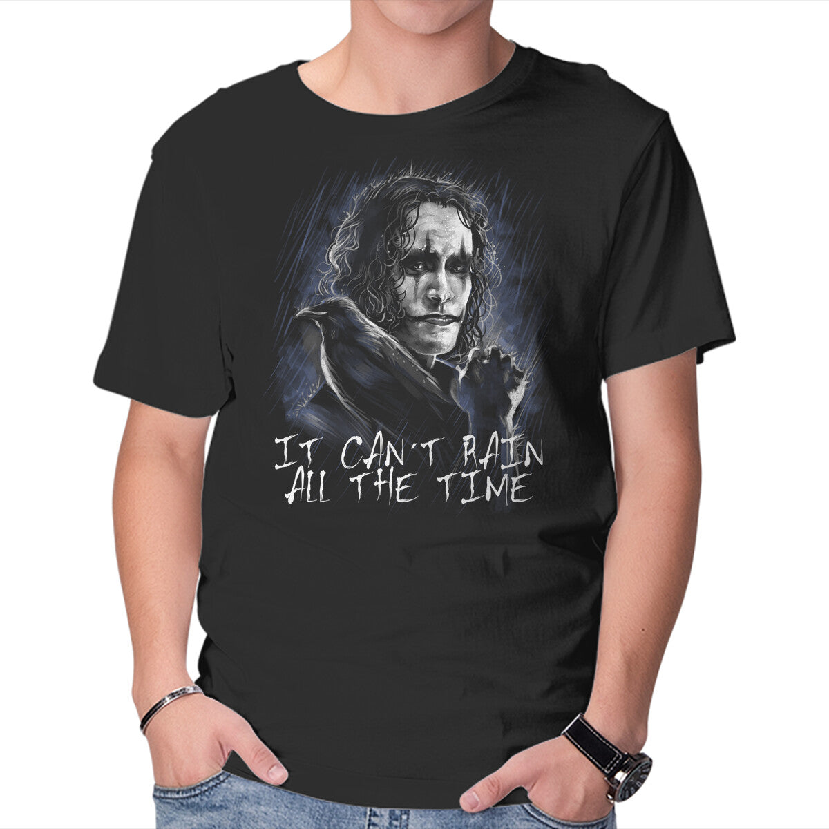 Unisex Crew Neck T-Shirt All The Time Graphic Short Sleeve Casual Tee XL