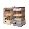 Modern Minimalist Hanging Travel Organizer For Bedroom Closet Storage Bag With Multiple Compartments