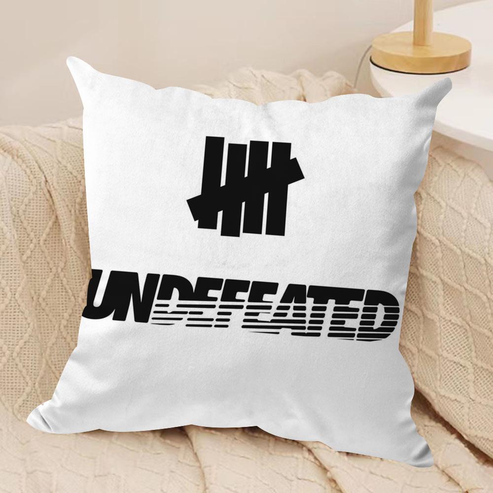 U-Unbesiegt Trend Kissenbezug Weicher Plüschstoff Doppelseitig Bedruckter Sofakissenbezug für Alle Jahreszeiten Heimdekoration Geschenk