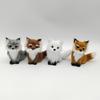 Faux Furs Foxes Ornament Lightweight Safe For Kids Room Office Party Decoration Animal Figurine Pendant