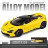 1:24 McLaren 720S Alloy Sports Car Model Toy with Sound & Light, Pull-Back Action, and Opening Four Doors.
