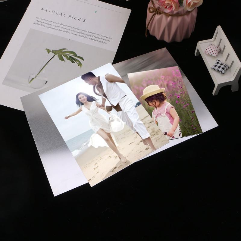 3Pcs Sublimation Blank Plate Aluminum Photo Metal Wall Poster Frame Plate for Thermal Sublimation Printing Photo Sign