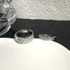 Fashion Temperament Index Finger Ring Personality Zircon Niche Design High Sense Retro Couple Ring