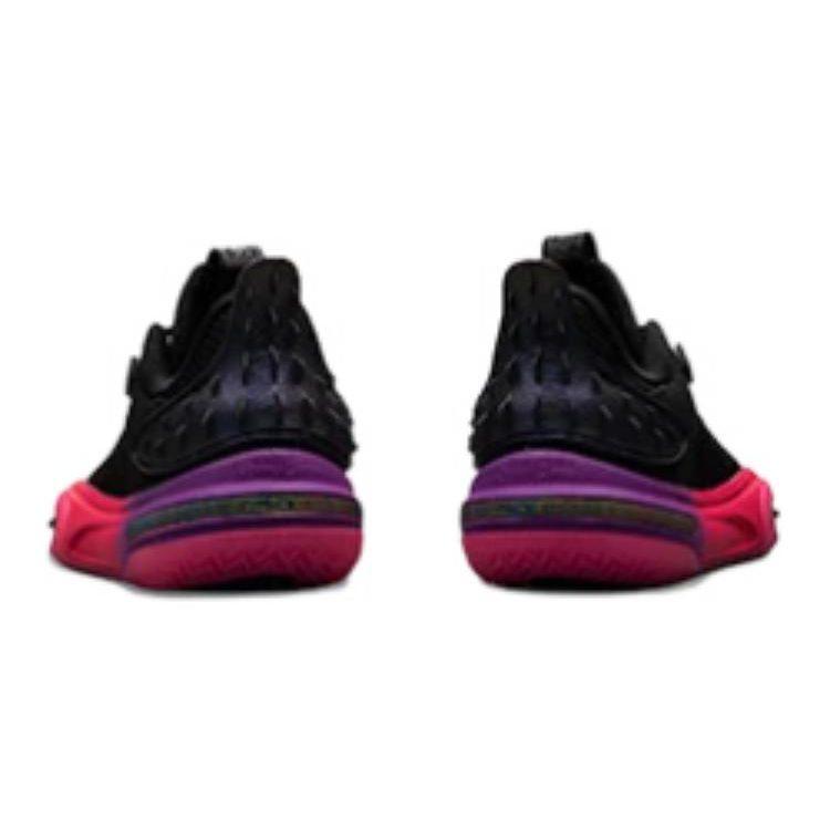 LiNing All City 11 Youth Abrasion Resistant Breathable Low Top Children's Basketball Shoes Black Red Kids' ABPT005-1