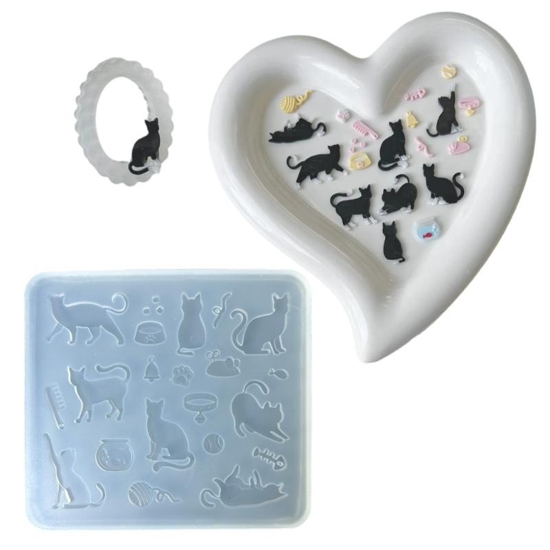 Silicone Baking Molds Kitchen Tool Cats Shape Silicone Candy Molds Silicone Texture Candy Food Moulds Silicone Moulds