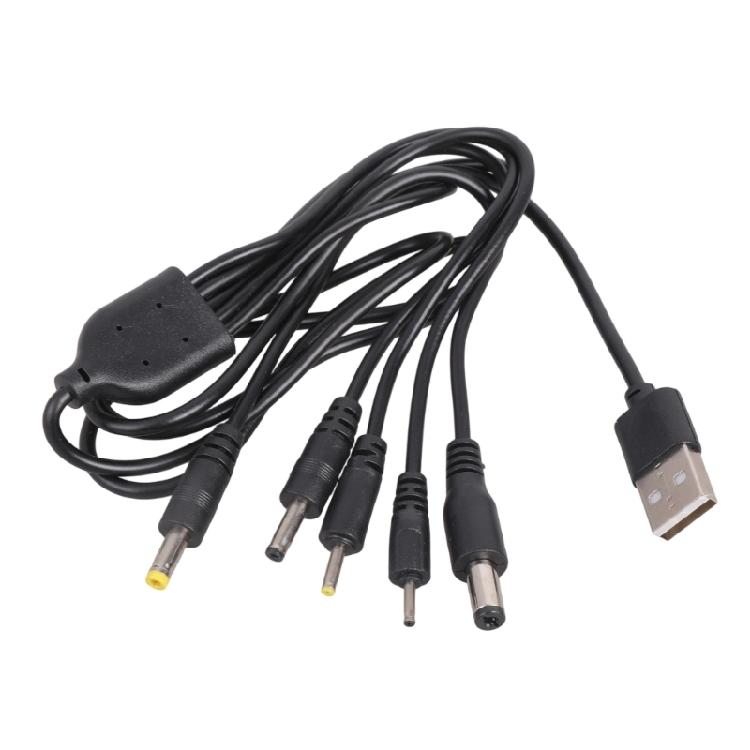USB 5V Charging Power Cable Quick Connector 5V USB to 5.5x2.1mm 4.0x1.7mm 2.0x0.6mm 2.5x0.7mm 3.5x1.35mm for Desk Lamp