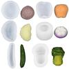 Silicone Mold for Apple, Coconut, Cucumber, and Durian Shaped Chocolate Fondant Decorations