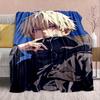 Jujutsu Kaisen Flanell Schlafzimmerdecke Warm Weich Gemütlich Überwurf Leicht Bett Heimdekoration