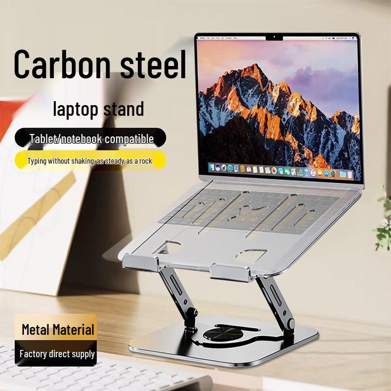 Portable Rotatable Laptop & Tablet Stand with Cooling Base