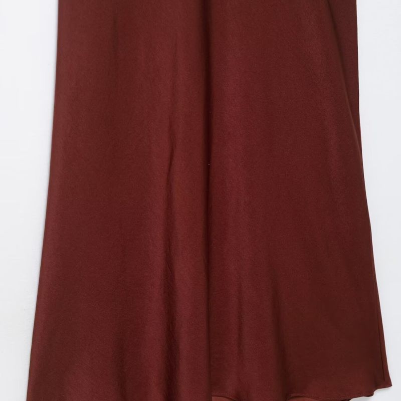 Kaslead New Women clothes Western Style Asymmetric Scarf Midi Dress 5029170