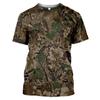 Men Hunting Camouflage T-Shirt Summer Short Sleeve 3D Print Streetwear Luxury Casual Top Clothes
