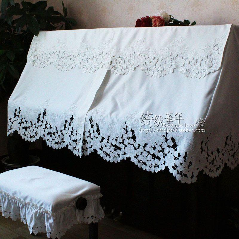 

Современный пасторальный тканевый чехол для пианино в стиле Северной Европы, высококачественная вышивка, полотенце для пианино, получехол для пианино, полный чехол, пылезащитный чехол, чехол для пианино White Stool cover style to the details page