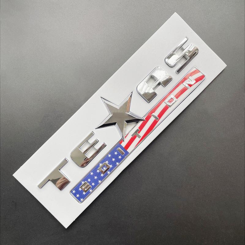 3D ABS Black Chrome Car Letters For Jeep Renegade Wrangler Patriot Texas Edition Logo Emblem Badge Trunk Sticker Accessories ALV1