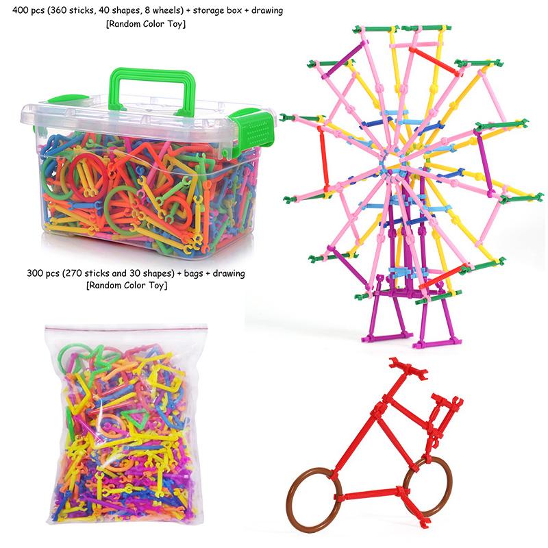 Kids Shape Geometric Building Blocks Assembled Puzzle Toys Teaching Gifts Aids