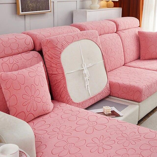 Sun Flower Jacquard Sofa Seat Cushion Cover Elastic Sofa Covers for Living Room Sofa Slipcover Chair Seat Couch Cover Home Decor