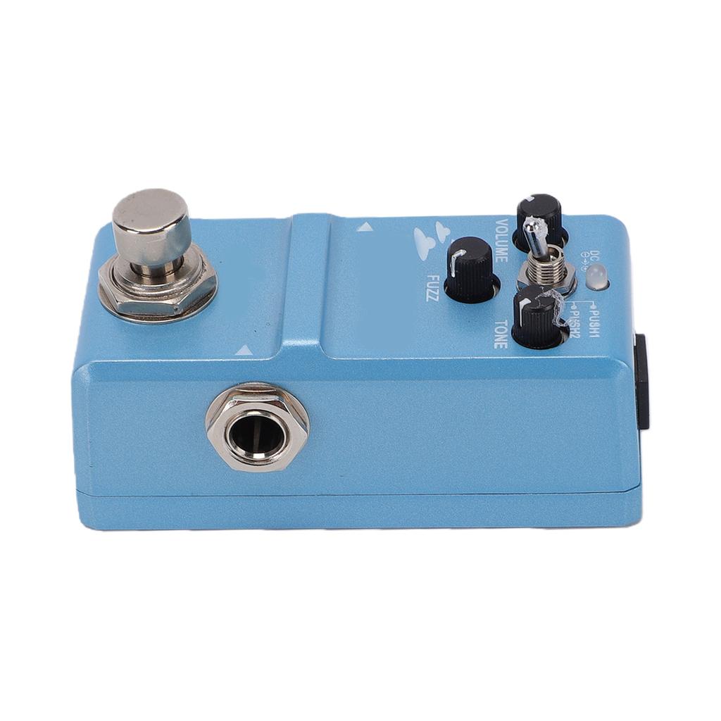 Fuzz Pedal Electric Guitar Vintage Distortion Compact Metal Dual Mode Effect Pedal