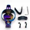 LEXOR Drink Holder Handlebar Clamp Mount Titanium Look Motorcycle/Bicycle Holder/Bottle