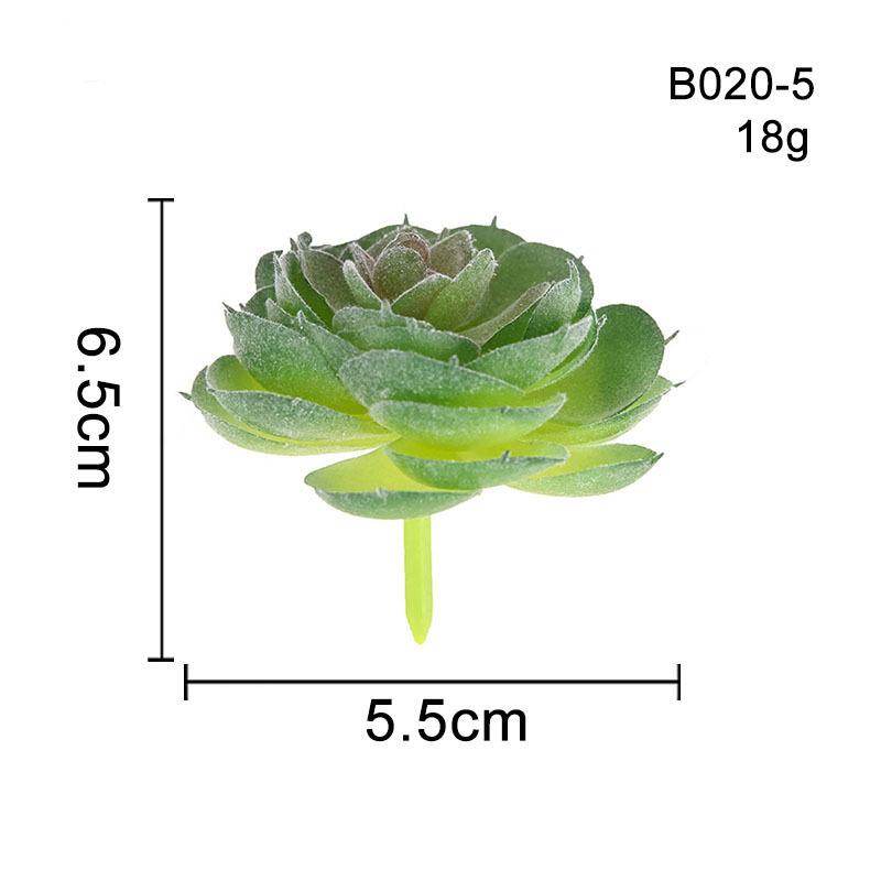 Diy Simulated Succulent Plant Head 1-2 Yuan, Mini Fake Succulent Bonsai With Flowers, Supermarket Decorations