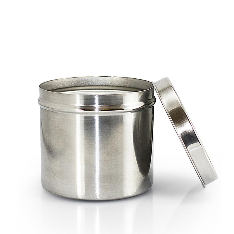 Stainless Steel Multipurpose Storage Jar for Cotton, Ointments, Disinfectants, Oils, and Dressings