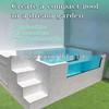Acrylic Pool Stand for Villa, Gym, Hot & Cold Water Tank
