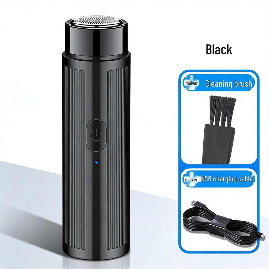 2025 Portable Electric Shaver for Men - Compact Steel Razor, Ideal for Car Use and Perfect Gift for Boyfriend