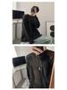 Men's 2023 Autumn Trendy White Hollow-Out Ripped Loose Knit Sweater, Korean Style.