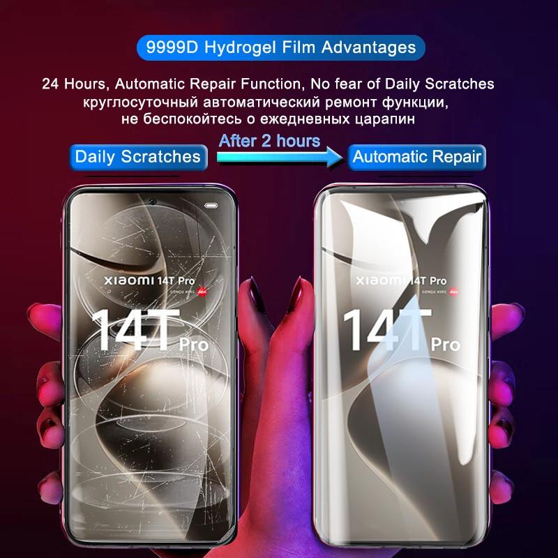 3PCSFor Xiaomi 17 15T 14T 13T 12T 11T Redmi Note 14 13 12s 15C  12C A5 Poco C71 C75 C65  X5 K80 Pro Ultra Soft Clear Film Hydrogel Screen Protector