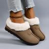 Mode Neue Herbst- und Winterprodukte: Damen Baumwollstiefel mit niedrigem Schaft, warm, bequem, atmungsaktiv und Freizeitschuhe
