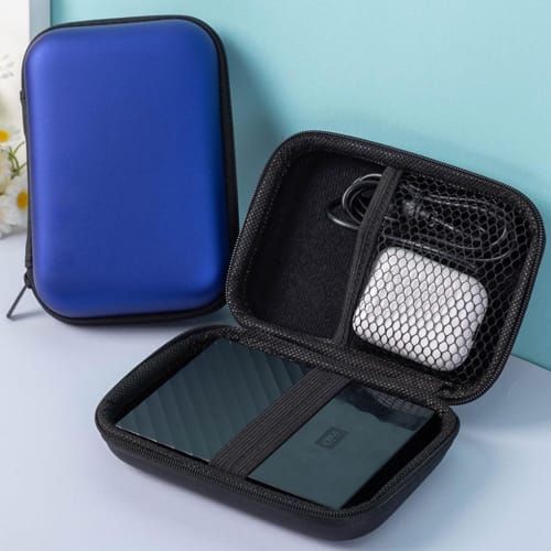 QUHSSHIK Waterproof Card Holder Game Case for Playing Cards, Royal Blue
