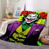 1pc Joker Laughing Themed Printed Soft and Comfortable Home Blanket, Small Throw Blanket, Nap Blanket, Suitable As a Gift L056