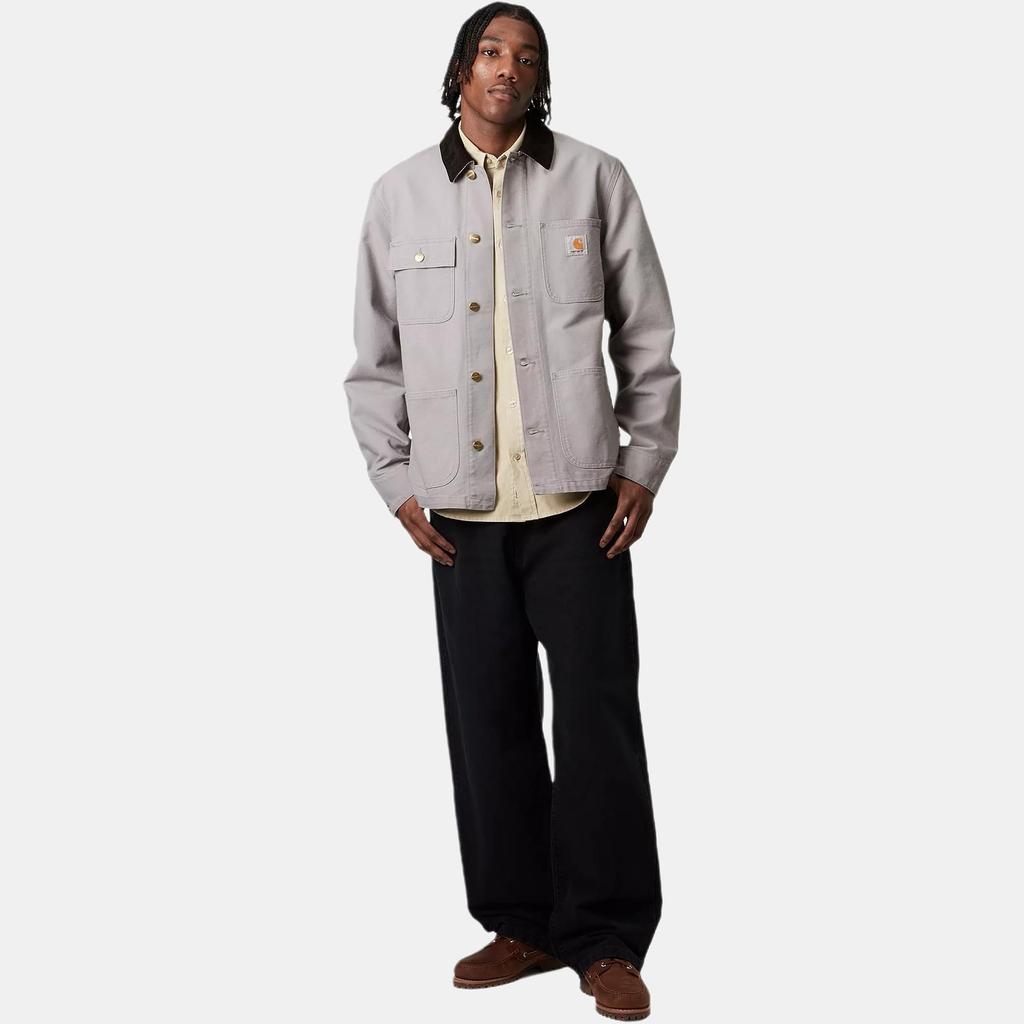 Carhartt WIP Michigan Coat Yosemite/Black Rinsed Unisex Streetwear I031519-2NZ-02