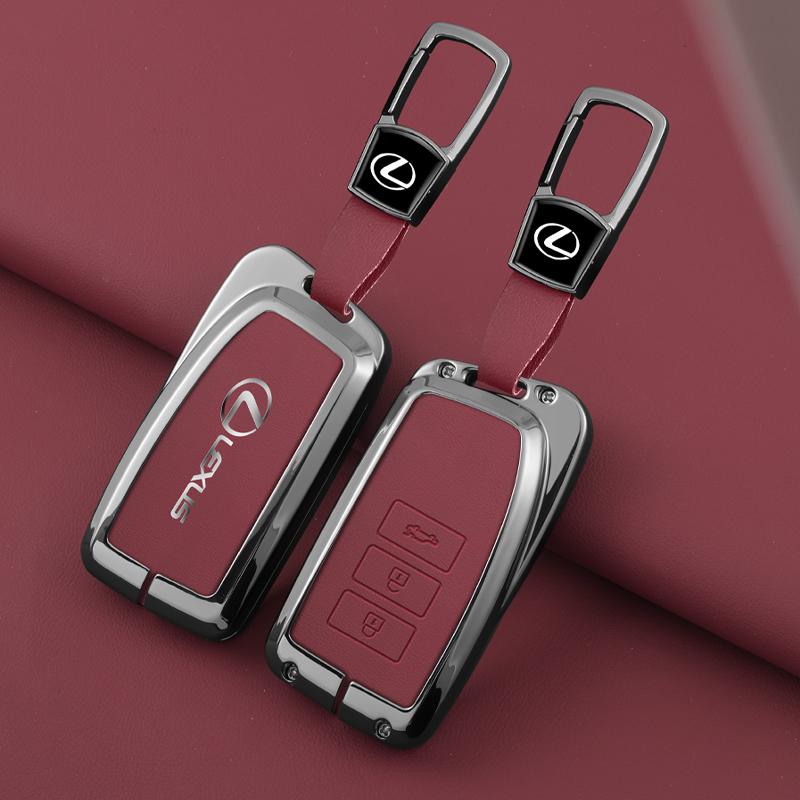 Interior Stickers Leather Car Key Case Cover For Lexus IS ES CT200H NX LX 250 300 350 450H 300H ES300h ES200 UX250h LS350 LS500h