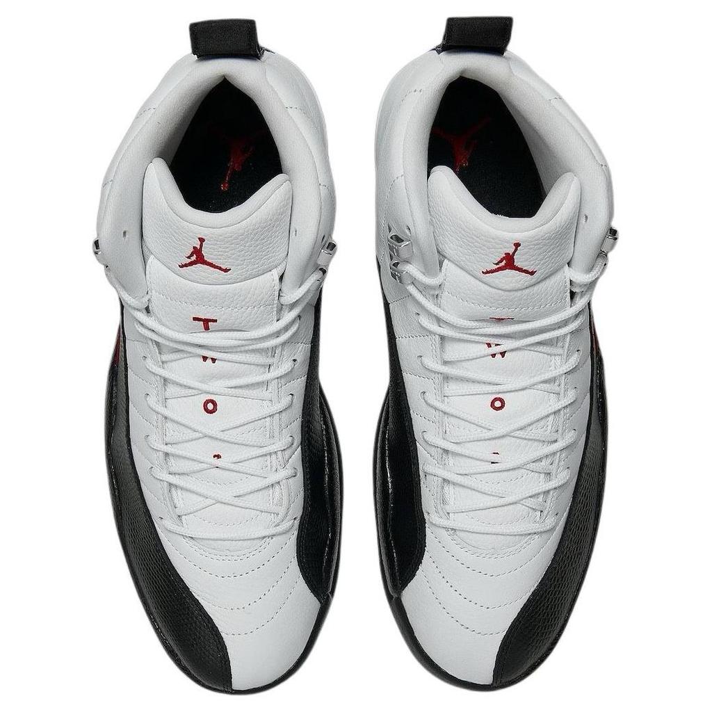 Adidași pentru bărbați Air Jordan 12 Retro Taxi Flip Alb Gimnastic-Roșu Negru CT8013-162