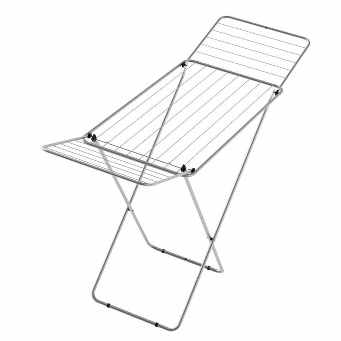 

Garhe STAR Grey Clothesline 60 x 127 x 76 cm Metal 18 M CLOTHES LINE - TANCARVILLE - CLOTHES RACK - DRYING BAG