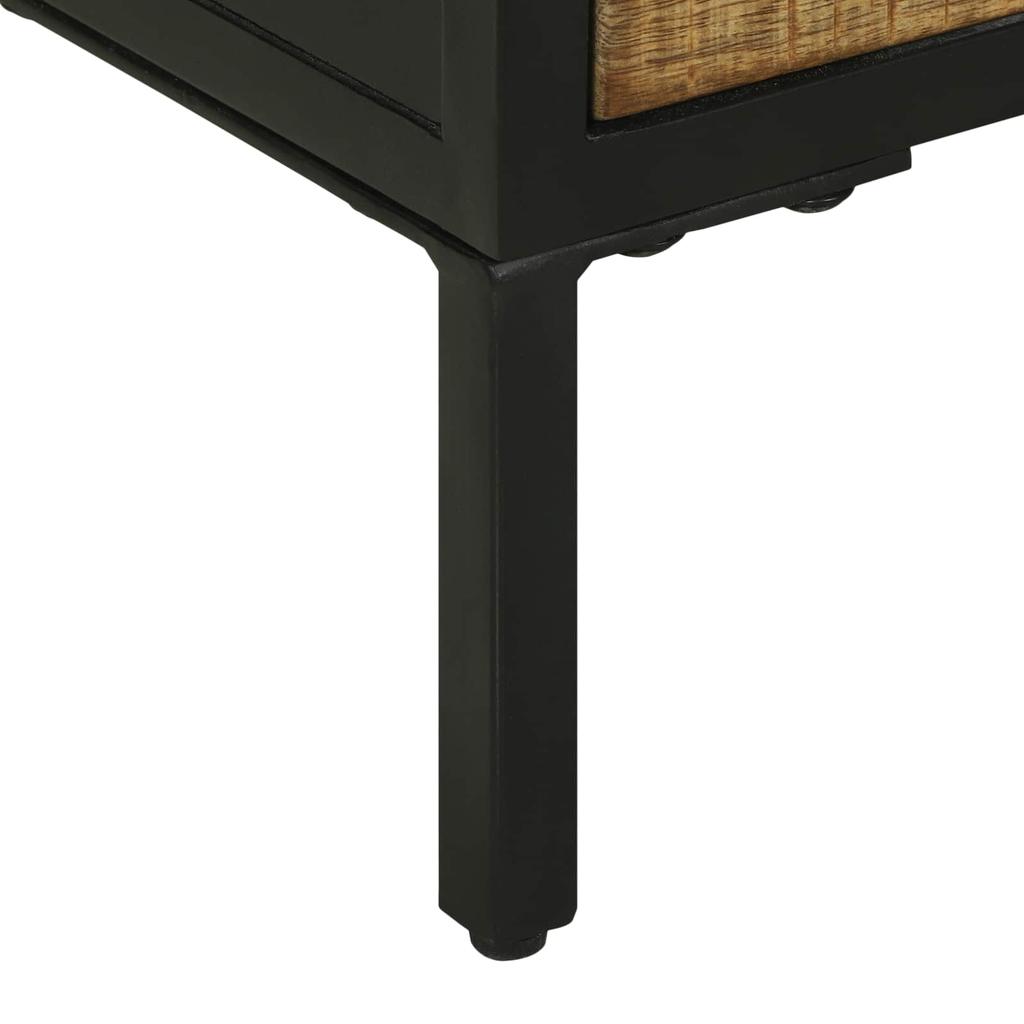 Sideboard with Drawers 70 x 35 x 70 cm Solid Mango Wood
