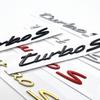1 Stück Neues turboS ABS Auto Hecklogo Abzeichen Aufkleber Stoßstange hinten Heckklappe Kofferraum Aufkleber Auto Heck Emblem Aufkleber Styling Zubehör