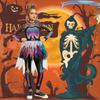 Halloween Human Skeleton Dress For Kids With Polyester Material For Party Cosplay