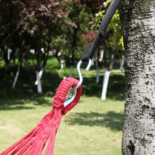 Two Heavy-duty S-shaped Metal Hooks, 150KG Bearing, Suitable for Home, Garage, Hammock, Swing, Office Use