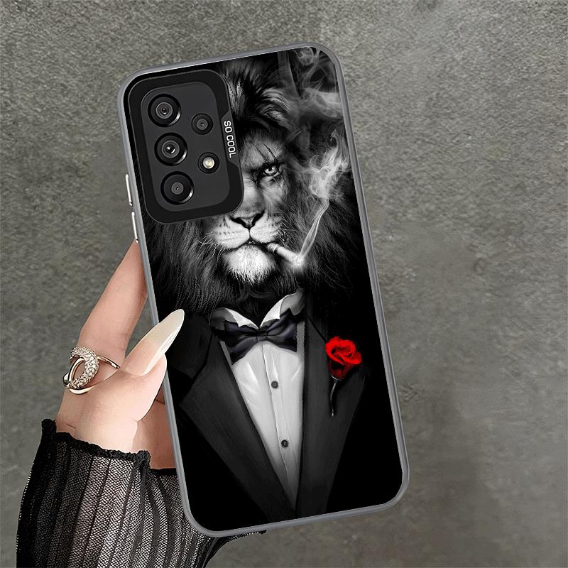 Man Suit Shirt Tie Cool Shockproof Phone Case for Samsung A17 A16 A15 A14 A37 A57 A36 A56 A26 A35 A55 A25 A34 A54 A24 A13 A23 A3